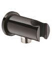 Grohe Rainshower 1/2" cotovelo com suporte de chuveiro Hard Graphite (grafite brilhante) (26658A00)