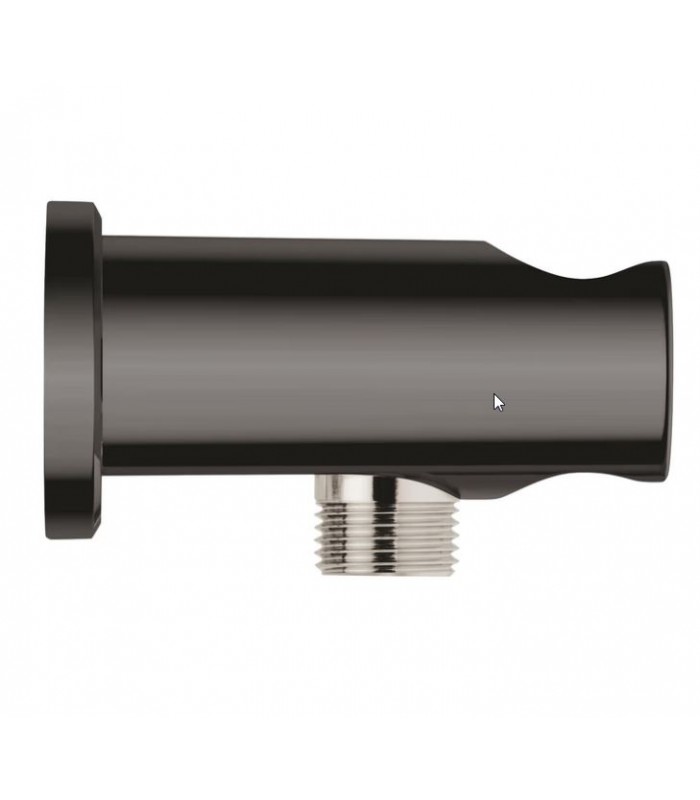 Compra online Grohe Rainshower 1/2" cotovelo com suporte de chuveiro Hard Graphite (grafite brilhante) (26658A00) en oferta al mejor precio