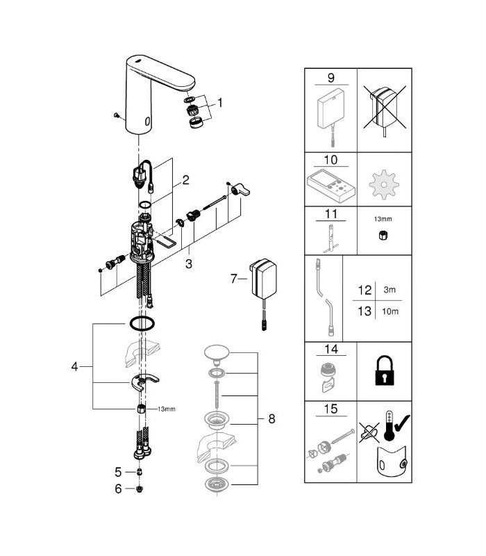 Compra online Grohe Eurosmart Cosmo E L Voltage en oferta al mejor precio
