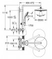 copy of Sistema de chuveiro termostático Grohe Euphoria 260 (27296002)