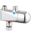 GROHE Grohtherm Micro Termostato oculto para misturador de lavatório Proteção de temperatura contra possíveis queimaduras