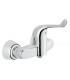 Torneira de chuveiro monocomando GROHE 1/2" Com um único movimento horizontal você pode abrir o fluxo e regular a temperatura