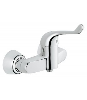 Torneira de chuveiro monocomando GROHE 1/2" Com um único movimento horizontal você pode abrir o fluxo e regular a temperatura