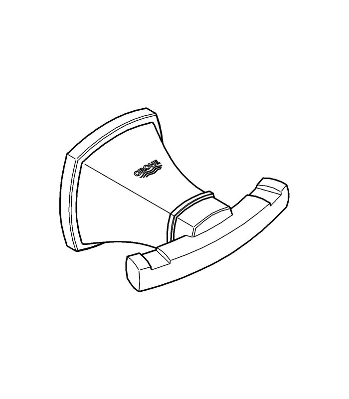 Compra online Accesorios de baño Grohe Grandera colgador en oferta al mejor precio
