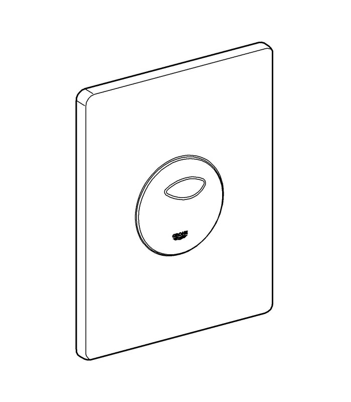 Compra online Grohe Peças de reposição sanitárias e acessórios Escutcheon Skate Dual Flush Mate P. Av1 en oferta al mejor precio