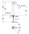 Grifería para baño Grohe Grandera monando Lavabo Bol Eco c/liso gold XL (23313IG0)