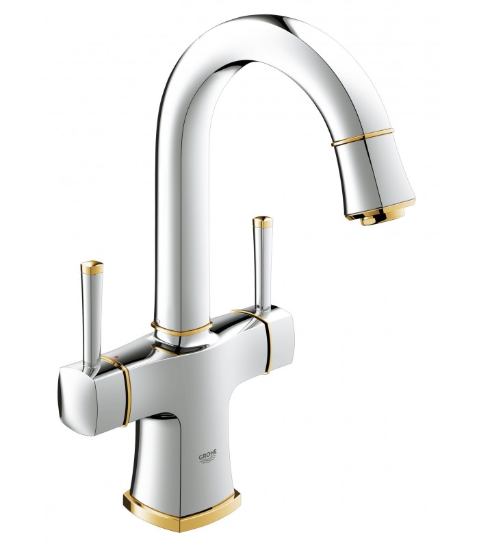 Compra online Torneira de banheiro Grohe Grandera Monoblock com conjunto de resíduos L (21107IG0) en oferta al mejor precio