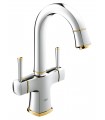 Torneira de banheiro Grohe Grandera Monoblock com conjunto de resíduos L (21107IG0)
