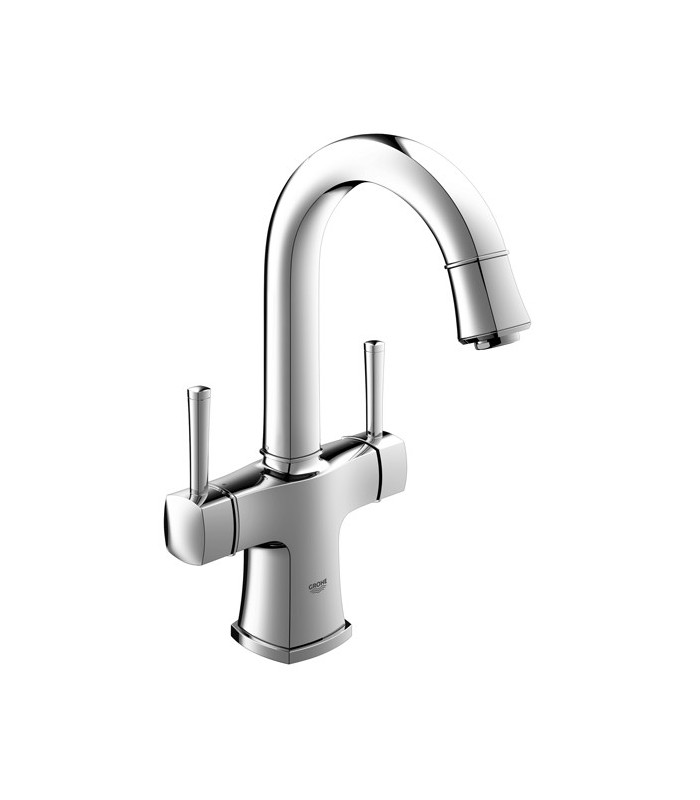 Compra online Torneira de banheiro Grohe Grandera Monoblock com conjunto de resíduos L (21107IG0) en oferta al mejor precio