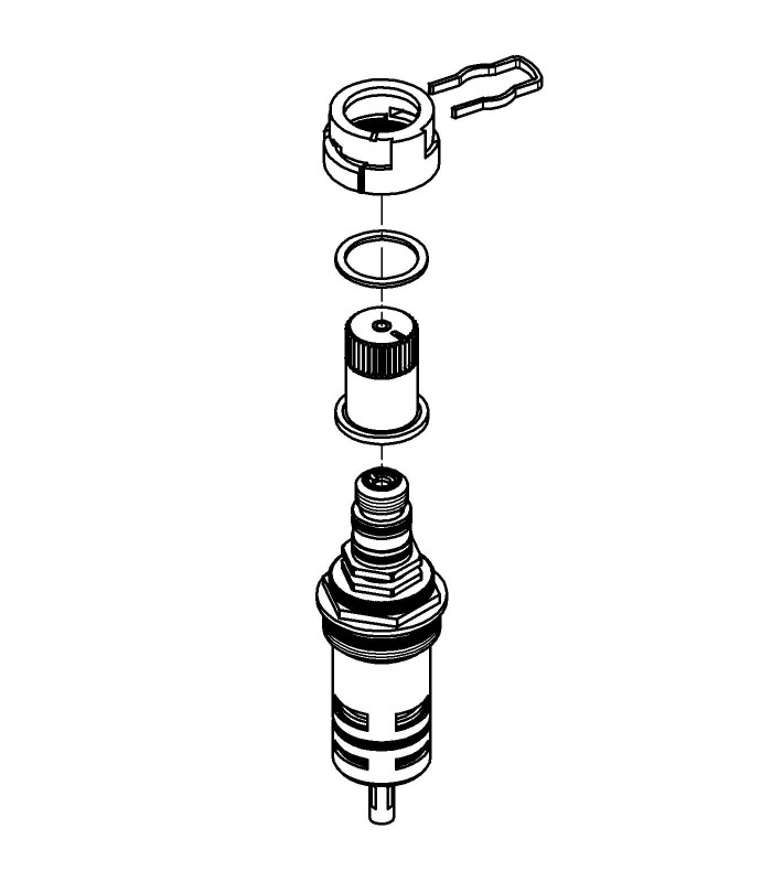 Compra online Recambios y piezas Grohe Termoelemento 3/4 Aguas Invert. P/ 47220 en oferta al mejor precio