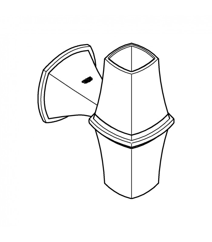 Compra online Accesorios de baño Grohe Grandera Lámpara aplique incl. bombilla (40661000) en oferta al mejor precio