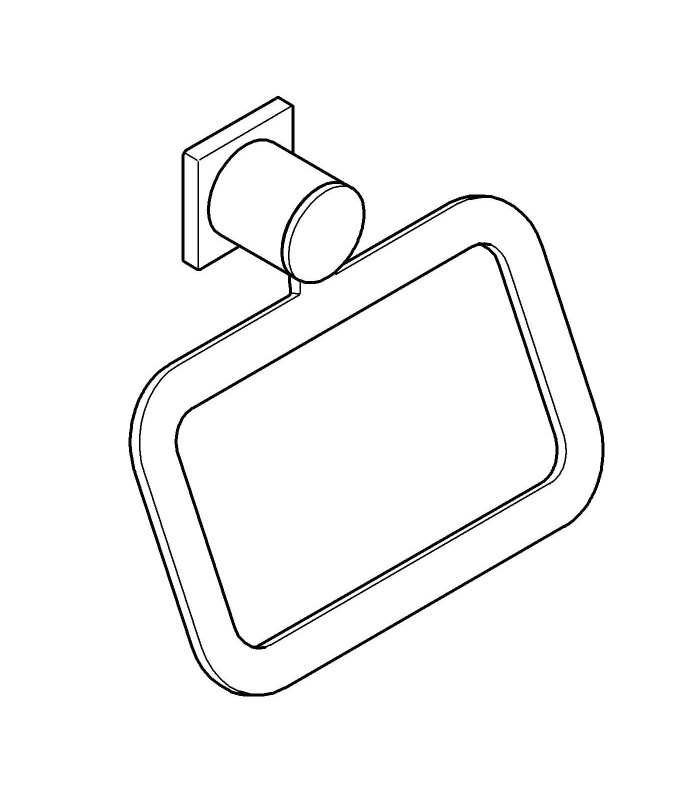 Compra online Accesorios de baño Grohe Allure Argolla en oferta al mejor precio