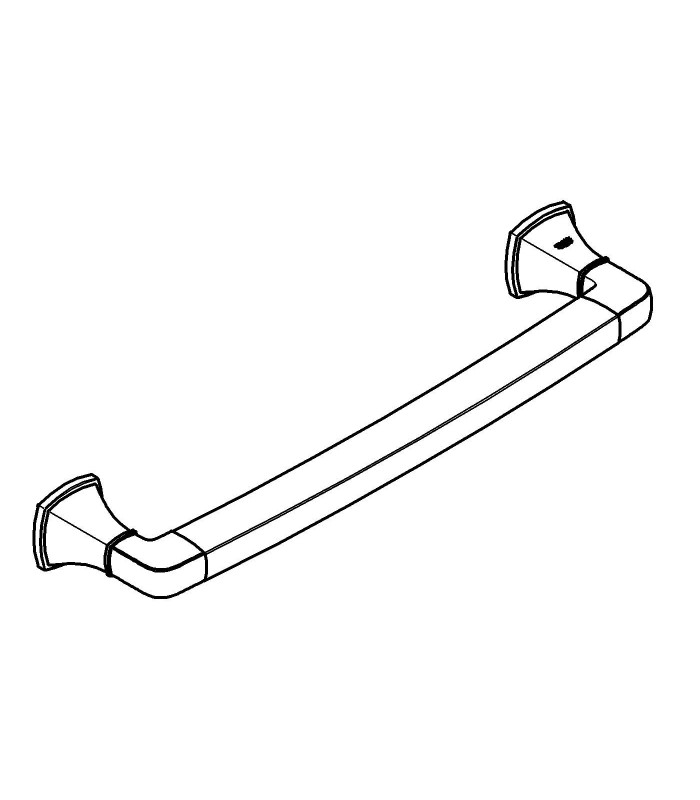 Compra online Barra de apoio para banheira Grohe Grandera 385 mm (40633000) en oferta al mejor precio