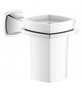 Accesorio de baño Grohe Grandera vaso cerámico con soporte (40626000)