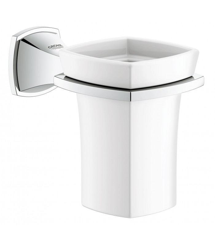 Compra online Acessório de banheiro de cerâmica Grohe Grandera com suporte (40626000) en oferta al mejor precio
