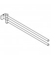 Acessório de banheiro para toalheiro duplo Grohe Essential Cube (40624000)