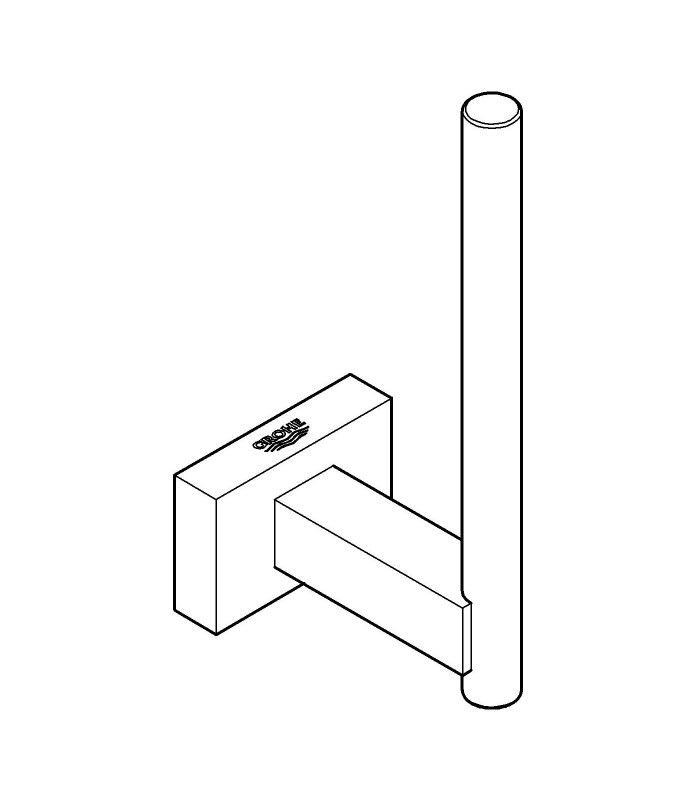 Compra online Accesorios de baño Grohe Essentials Cube portarrollos WC en oferta al mejor precio