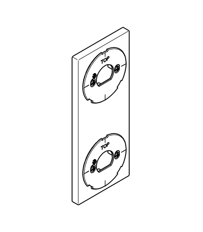 Compra online Placa controladora de torneira de banheiro Grohe Allure F-digital (40548000) en oferta al mejor precio