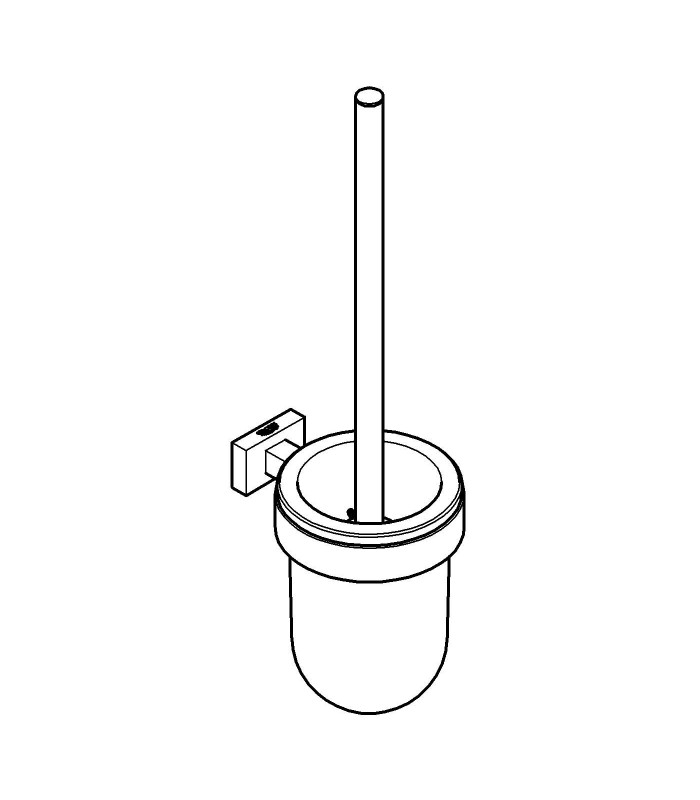 Compra online Grohe Acessórios para Banheiro Essentials Cube Suporte para Escova de Banheiro en oferta al mejor precio