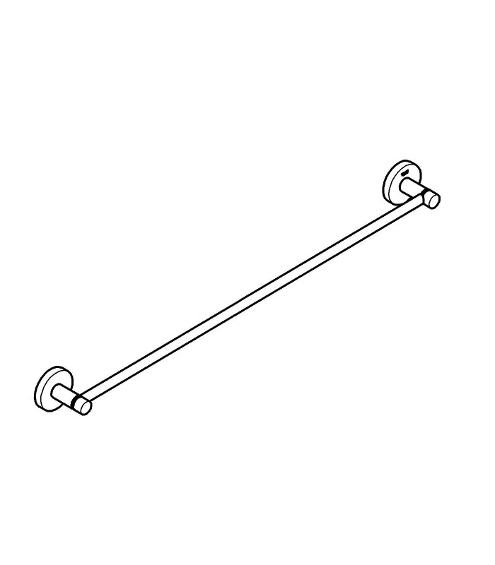 Compra online Accesorio de baño Grohe Essentials Toallero de  654mm (40366001) en oferta al mejor precio
