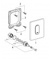 Grohe Arena Cosmopolitan Sanitary Spare Part and Accessory Vertical Chrome Mictório Exterior (38857000)