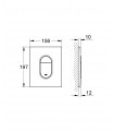 Grohe Arena Cosmopolitan WC Dual Flush vertical (38844000)