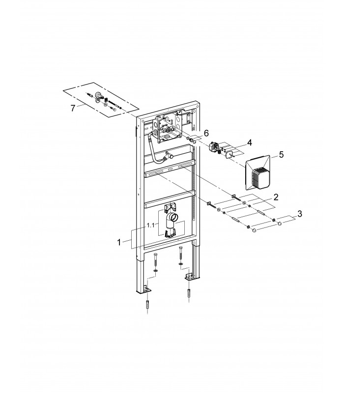 Compra online Recambio y accesorio sanitario Grohe Rapid SL urinario manual/electronico new en oferta al mejor precio