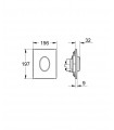 Grohe Skate Air Sanitary Peça de reposição e acessório Single Flush Shield (38564000)
