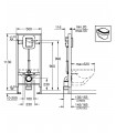 Grohe Rapid SL Fluxor 1,13 m (38519001) encaixe sanitário e substituição