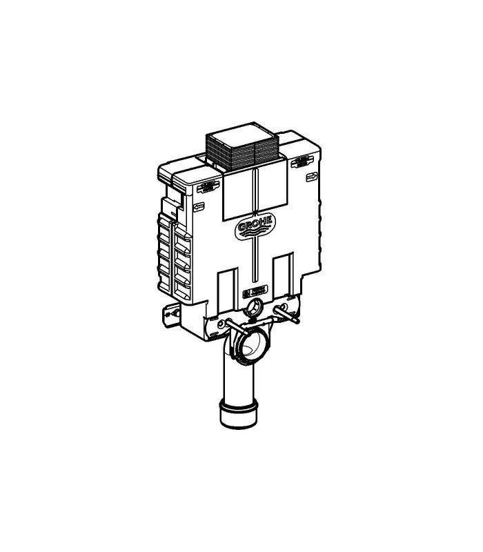 Compra online Recambio y accesorio sanitario Grohe Uniset Wc Dual Flush Frontal/Sup.New (38415001) en oferta al mejor precio