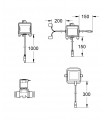 Grohe Sanitary Peças de Reposição e Acessórios Subconjunto Radar-Electr. Acabamento Urinar