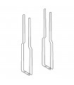 Estrutura de suporte vertical para acessórios e substituição sanitária Grohe