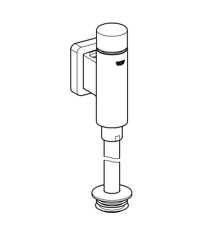 Compra online Encaixe sanitário Grohe Fluxor e substituição para mictório, design robusto (37342000) en oferta al mejor precio