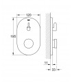 Recambios Profesionalfesionales y piezas Grohe Eurosmart CT temporiz.ducha p.exteior